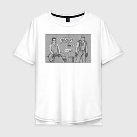 Мужская футболка хлопок Oversize с принтом Ultramans в Санкт-Петербурге, 100% хлопок | свободный крой, круглый ворот, “спинка” длиннее передней части | billy herrington | gachimuchi | lord of the locker room | ultraman | бодибилдинг