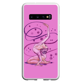 Чехол для Samsung Galaxy S10 с принтом Rhythmic Gymnastics в Санкт-Петербурге, Силикон | Область печати: задняя сторона чехла, без боковых панелей | gymnastics | rhythmic gymnastics | гимнастика | спорт | художественная гимнастика