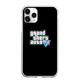 Чехол для iPhone 11 Pro Max матовый с принтом GTA 6 в Санкт-Петербурге, Силикон |  | Тематика изображения на принте: vice city | гта 6. gta 6 | логотип | неон