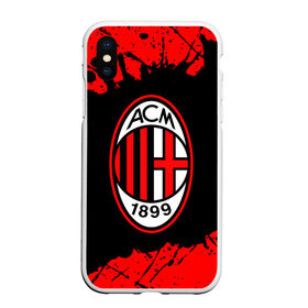 Чехол для iPhone XS Max матовый с принтом AC MILAN / МИЛАН в Санкт-Петербурге, Силикон | Область печати: задняя сторона чехла, без боковых панелей | ac | ac milan | acm | football | logo | milan | sport | клуб | лого | логотип | логотипы | милан | символ | символы | спорт | форма | футбол | футбольная | футбольный