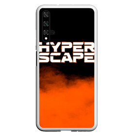 Чехол для Honor 20 с принтом Hyper Scape в Санкт-Петербурге, Силикон | Область печати: задняя сторона чехла, без боковых панелей | esport | games | hyper scape | twitch | игроки | игролюбители | игроманы | игры | киберспорт | королевская битва | корона | твич | хупер скайп | хупер скайпе