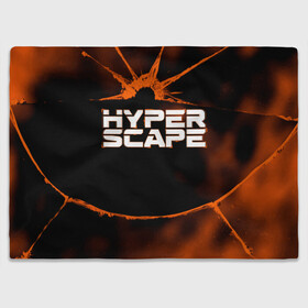 Плед 3D с принтом Hyper Scape. в Санкт-Петербурге, 100% полиэстер | закругленные углы, все края обработаны. Ткань не мнется и не растягивается | Тематика изображения на принте: esport | games | hyper scape | twitch | игроки | игролюбители | игроманы | игры | киберспорт | королевская битва | корона | твич | хупер скайп | хупер скайпе