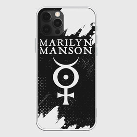 Чехол для iPhone 12 Pro с принтом MARILYN MANSON / М. МЭНСОН в Санкт-Петербурге, силикон | область печати: задняя сторона чехла, без боковых панелей | Тематика изображения на принте: logo | manson | marilyn | music | rock | группа | лого | логотип | логотипы | менсон | мерилин | мерлин | музыка | мэнсон | мэрилин | рок | символ