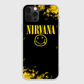 Чехол для iPhone 12 Pro Max с принтом NIRVANA в Санкт-Петербурге, Силикон |  | nirvana | smile | курт кобейн | нирвана | смайл