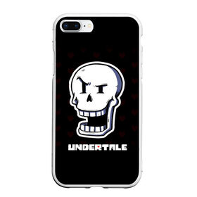 Чехол для iPhone 7Plus/8 Plus матовый с принтом UNDERTALE в Санкт-Петербурге, Силикон | Область печати: задняя сторона чехла, без боковых панелей | Тематика изображения на принте: sans | undertale | андертале | андертейл | игра | подземная история | подземная сказка | санс | ундертале