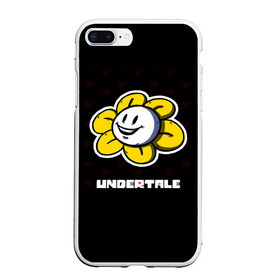 Чехол для iPhone 7Plus/8 Plus матовый с принтом UNDERTALE в Санкт-Петербурге, Силикон | Область печати: задняя сторона чехла, без боковых панелей | Тематика изображения на принте: sans | undertale | андертале | андертейл | игра | подземная история | подземная сказка | санс | ундертале