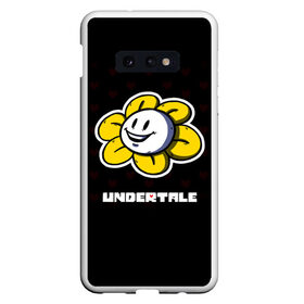 Чехол для Samsung S10E с принтом UNDERTALE в Санкт-Петербурге, Силикон | Область печати: задняя сторона чехла, без боковых панелей | sans | undertale | андертале | андертейл | игра | подземная история | подземная сказка | санс | ундертале