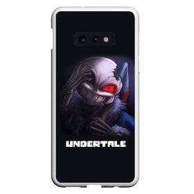 Чехол для Samsung S10E с принтом UNDERTALE в Санкт-Петербурге, Силикон | Область печати: задняя сторона чехла, без боковых панелей | Тематика изображения на принте: sans | undertale | андертале | андертейл | игра | подземная история | подземная сказка | санс | ундертале