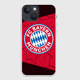 Чехол для iPhone 13 mini с принтом FC BAYERN   БАВАРИЯ в Санкт-Петербурге,  |  | bayern | club | fc | footbal | logo | бавария | знак | клуб | лого | логотип | логотипы | символ | символы | форма | футбол | футбольная | футбольный