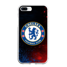 Чехол для iPhone 7Plus/8 Plus матовый с принтом CHELSEA F.C. / ЧЕЛСИ в Санкт-Петербурге, Силикон | Область печати: задняя сторона чехла, без боковых панелей | Тематика изображения на принте: chelsea | club | footbal | logo | знак | клуб | логотип | логотипы | символ | символы | форма | футбол | футбольная | футбольный | челси