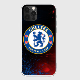 Чехол для iPhone 12 Pro с принтом CHELSEA F.C. / ЧЕЛСИ в Санкт-Петербурге, силикон | область печати: задняя сторона чехла, без боковых панелей | chelsea | club | footbal | logo | знак | клуб | логотип | логотипы | символ | символы | форма | футбол | футбольная | футбольный | челси