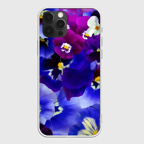 Чехол для iPhone 12 Pro Max с принтом Акварельные Цветы в Санкт-Петербурге, Силикон |  | flower | flowers | акварель | акварельные цветы | краска | краски | незабудка | рисунок | фиалка | фиалки | цветки | цветочки | цветы