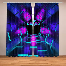 Фотошторы с принтом CS GO Neon Cubes в Санкт-Петербурге, Блэкаут (светозащита 90%) / Габардин (светозащита 40% | 2 полотна шириной по 145 см; Высота 200-300 см; Крепление: шторная лента (на крючки); | beast | counter strike | cs | cs go | csgo | cubes | game | howl | hyper | hyperbeast | logo cs go | neon | аркада | вой | гипер бест | го | игра | компьютерная игра | контр страйк | контра | кс | кс гов | кубы | логотип кс го | неон | оружие 