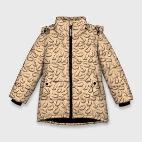 Зимняя куртка для девочек 3D с принтом Зерна кофий в Санкт-Петербурге, ткань верха — 100% полиэстер; подклад — 100% полиэстер, утеплитель — 100% полиэстер. | длина ниже бедра, удлиненная спинка, воротник стойка и отстегивающийся капюшон. Есть боковые карманы с листочкой на кнопках, утяжки по низу изделия и внутренний карман на молнии. 

Предусмотрены светоотражающий принт на спинке, радужный светоотражающий элемент на пуллере молнии и на резинке для утяжки. | высказывание | зерна | идея | кофий | манера | мемы | разные | рисунок | символ