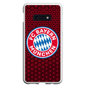 Чехол для Samsung S10E с принтом FC BAYERN / БАВАРИЯ в Санкт-Петербурге, Силикон | Область печати: задняя сторона чехла, без боковых панелей | Тематика изображения на принте: bayern | club | fc | footbal | logo | бавария | знак | клуб | лого | логотип | логотипы | символ | символы | форма | футбол | футбольная | футбольный