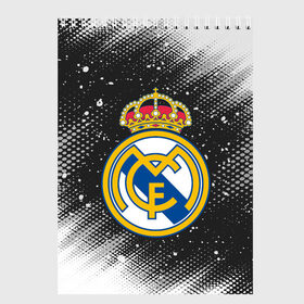 Скетчбук с принтом REAL MADRID / РЕАЛ МАДРИД в Санкт-Петербурге, 100% бумага
 | 48 листов, плотность листов — 100 г/м2, плотность картонной обложки — 250 г/м2. Листы скреплены сверху удобной пружинной спиралью | football | logo | madrid | real | realmadrid | sport | клуб | лого | логотип | логотипы | мадрид | реал | реалмадрид | символ | символы | спорт | форма | футбол | футбольная