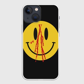 Чехол для iPhone 13 mini с принтом Pop Up Smiley в Санкт-Петербурге,  |  | Тематика изображения на принте: plohoyparen | smile | v.vlone | vlone pop up smiley | влоне | смайл | смайлик | эмоджи