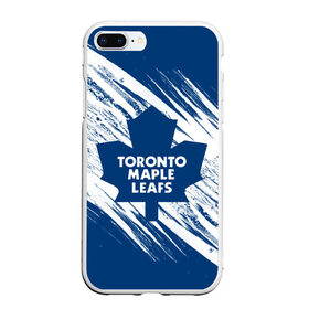 Чехол для iPhone 7Plus/8 Plus матовый с принтом Toronto Maple Leafs, в Санкт-Петербурге, Силикон | Область печати: задняя сторона чехла, без боковых панелей | hockey | maple leafs | nhl | toronto | toronto maple leafs | usa | мейпл лифс | нхл | спорт | сша | торонто | торонто мейпл лифс | хоккей | шайба