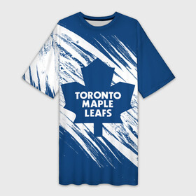 Платье-футболка 3D с принтом Toronto Maple Leafs  Торонто Мейпл Лифс в Санкт-Петербурге,  |  | hockey | maple leafs | nhl | toronto | toronto maple leafs | usa | мейпл лифс | нхл | спорт | сша | торонто | торонто мейпл лифс | хоккей | шайба