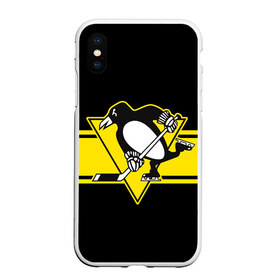 Чехол для iPhone XS Max матовый с принтом Pittsburgh Penguins Cl в Санкт-Петербурге, Силикон | Область печати: задняя сторона чехла, без боковых панелей | hockey | nhl | penguins | pittsburg | pittsburgh | pittsburgh penguins | usa | нхл | пингвинз | питтсбург | питтсбург пингвинз | спорт | сша | хоккей | шайба