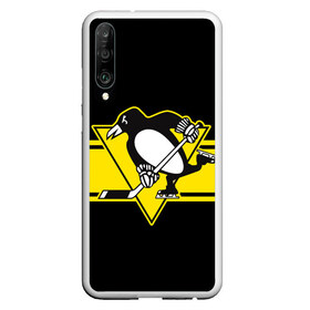 Чехол для Honor P30 с принтом Pittsburgh Penguins Cl в Санкт-Петербурге, Силикон | Область печати: задняя сторона чехла, без боковых панелей | hockey | nhl | penguins | pittsburg | pittsburgh | pittsburgh penguins | usa | нхл | пингвинз | питтсбург | питтсбург пингвинз | спорт | сша | хоккей | шайба