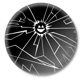 Значок с принтом ЧЕРНОЕ ЗЕРКАЛО в Санкт-Петербурге,  металл | круглая форма, металлическая застежка в виде булавки | Тематика изображения на принте: black mirror | черное зеркало