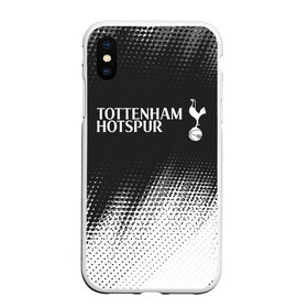 Чехол для iPhone XS Max матовый с принтом TOTTENHAM HOTSPUR Тоттенхэм в Санкт-Петербурге, Силикон | Область печати: задняя сторона чехла, без боковых панелей | 