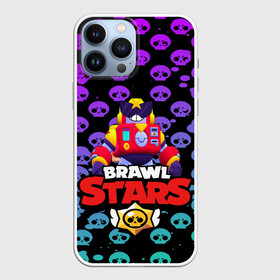 Чехол для iPhone 13 Pro Max с принтом brawl stars вольт в Санкт-Петербурге,  |  | 8 bit | bibi | brawl stars | colt | crow | el brown | leon | leon shark | max | mecha | mecha crow | mr.p | sally leon | shark | virus 8 bit | берли | биби | бравл старс | ворон | кольт | леон | макс | шелли