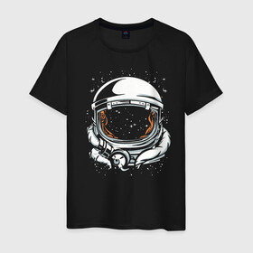 Мужская футболка хлопок с принтом Шлем астронавта  в Санкт-Петербурге, 100% хлопок | прямой крой, круглый вырез горловины, длина до линии бедер, слегка спущенное плечо. | astronaut | cosmos | galaxy | helmet | nasa | roscosmos | roskosmos | soul | space | spaceman | spacesuit | stars | suit | universe | астронавт | вселенная | галактика | душа | звезды | космонавт | космос | мистика | наса | одиночество | рос