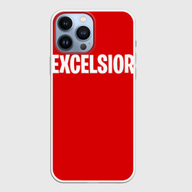 Чехол для iPhone 13 Pro Max с принтом EXCELSIOR в Санкт-Петербурге,  |  | Тематика изображения на принте: marvel | stan lee | марвел | стен ли | стэн ли