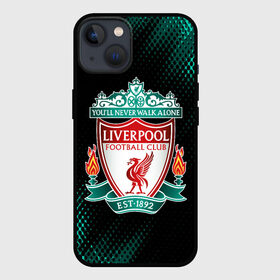 Чехол для iPhone 13 с принтом LIVERPOOL   Ливерпуль в Санкт-Петербурге,  |  | club | footbal | liverpool | logo | знак | клуб | ливерпуль | логотип | логотипы | символ | символы | форма | футбол | футбольная | футбольный