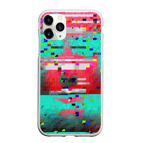 Чехол для iPhone 11 Pro Max матовый с принтом Glitch в Санкт-Петербурге, Силикон |  | abstraction | glitch | neon | vanguard | абстракция | авангард | глитч | неон