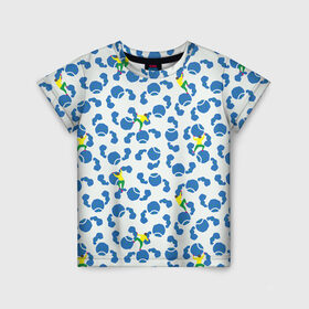 Детская футболка 3D с принтом Скалолазы в Санкт-Петербурге, 100% гипоаллергенный полиэфир | прямой крой, круглый вырез горловины, длина до линии бедер, чуть спущенное плечо, ткань немного тянется | арт | жёлтый | зеленый | рисунок | синий | скалолаз | скалолазание | скалолазы