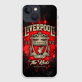 Чехол для iPhone 13 mini с принтом LIVERPOOL FC в Санкт-Петербурге,  |  | liverpool | liverpool fc | ynwa | you never walk alone | ливерпуль | спорт | футбол | футбольный клуб
