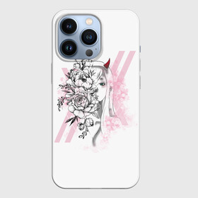 Чехол для iPhone 13 Pro с принтом Zero Two Roses в Санкт-Петербурге,  |  | 002 | ahegao | anime | darling | franx | franxx | girl | girls | in | senpai | the | two | waifu | zero | zerotwo | аниме | ахегао | вайфу | девушка | семпай | сенпай | тян