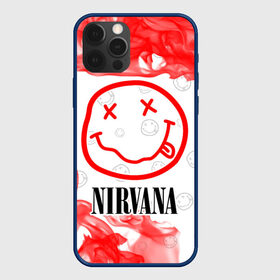 Чехол для iPhone 12 Pro с принтом NIRVANA / НИРВАНА в Санкт-Петербурге, силикон | область печати: задняя сторона чехла, без боковых панелей | band | cobain | face | kurt | logo | music | nirvana | rock | rocknroll | группа | кобейн | курт | лого | логотип | музыка | музыкальная | нирвана | рожица | рок | рокнролл | символ