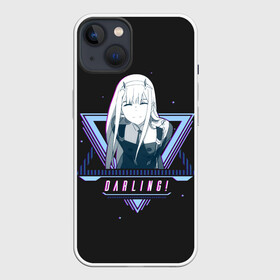 Чехол для iPhone 13 с принтом Darling Zero Two star в Санкт-Петербурге,  |  | 002 | 02 | ahegao | anime | darling | franx | franxx | girl | girls | in | senpai | the | two | waifu | zero | zerotwo | аниме | ахегао | вайфу | девушка | семпай | сенпай | тян