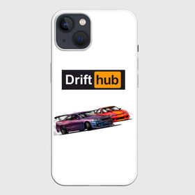 Чехол для iPhone 13 с принтом Дрифт в Санкт-Петербурге,  |  | drift | drifthub | авто | гонки | гонщик | дрифт | занос | машина | стритрейсер | стритрейсинг | тачки