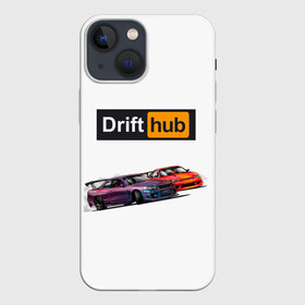 Чехол для iPhone 13 mini с принтом Дрифт в Санкт-Петербурге,  |  | drift | drifthub | авто | гонки | гонщик | дрифт | занос | машина | стритрейсер | стритрейсинг | тачки