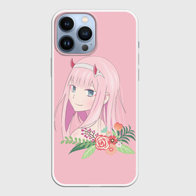 Чехол для iPhone 13 Pro Max с принтом Pink Zero Two в Санкт-Петербурге,  |  | 002 | 02 | ahegao | anime | darling | franx | franxx | girl | girls | in | senpai | the | two | waifu | zero | zerotwo | аниме | ахегао | вайфу | девушка | семпай | сенпай | тян