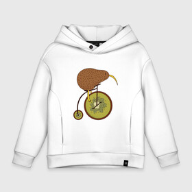 Детское худи Oversize хлопок с принтом Киви на велосипеде в Санкт-Петербурге, френч-терри — 70% хлопок, 30% полиэстер. Мягкий теплый начес внутри —100% хлопок | боковые карманы, эластичные манжеты и нижняя кромка, капюшон на магнитной кнопке | Тематика изображения на принте: bike | bird | birds | circus | cute | fruit | funny | kiwi | байк | берд | большое колесо | в разрезе | клюв | милая | милота | не достает до педалей | пополам | прикол | природа | птичка | с большим колесом | смешная | фрукт | 