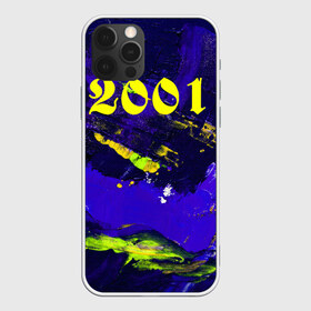 Чехол для iPhone 12 Pro Max с принтом 2001 в Санкт-Петербурге, Силикон |  | 2001 | bright | canvas | dark | number 2001 | numbers | paint | print of numbers | stains | краска | принт цифр | пятна | разводы | темный | холст | цифры | число 2001 | яркие