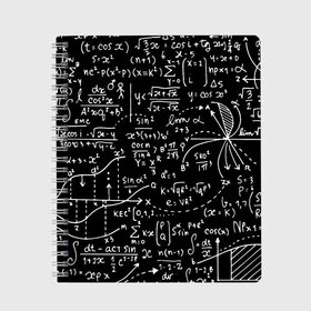 Тетрадь с принтом Формулы в Санкт-Петербурге, 100% бумага | 48 листов, плотность листов — 60 г/м2, плотность картонной обложки — 250 г/м2. Листы скреплены сбоку удобной пружинной спиралью. Уголки страниц и обложки скругленные. Цвет линий — светло-серый
 | Тематика изображения на принте: алгебра | математика | математические формулы | наука | научные формулы | формулы