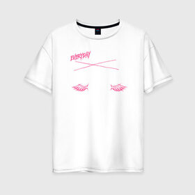 Женская футболка хлопок Oversize с принтом Everyday 2007 в Санкт-Петербурге, 100% хлопок | свободный крой, круглый ворот, спущенный рукав, длина до линии бедер
 | 2007 | emo | верни мне мой 2007 | вмм2007 | емо | эмо