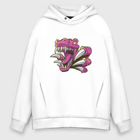 Мужское худи Oversize хлопок с принтом Pink Raptor в Санкт-Петербурге, френч-терри — 70% хлопок, 30% полиэстер. Мягкий теплый начес внутри —100% хлопок | боковые карманы, эластичные манжеты и нижняя кромка, капюшон на магнитной кнопке | art | claw | claws | dino | dinosaur | drawing | drawings | fang | fangs | illustration | veloceraptor | арт | велоцераптор | велоцираптор | дино | динозавр | зубы | иллюстрация | клык | клыки | коготь | когти | охотник | пасть | раптор | рис