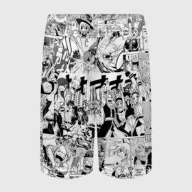 Детские спортивные шорты 3D с принтом Fairy Tail в Санкт-Петербурге,  100% полиэстер
 | пояс оформлен широкой мягкой резинкой, ткань тянется
 | fairy tail | аниме | грей | легенда о хвосте феи | люси | манга | нацу | сказка о хвосте феи | хвост феи | хэппи | эрза