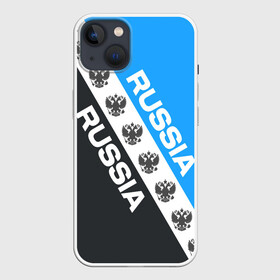 Чехол для iPhone 13 с принтом RUSSIA SPORT в Санкт-Петербурге,  |  | russia | sport | герб | империя | имперский | патриот | патриотизм | российская | россия | русский | спорт | страны | флаг | я русский