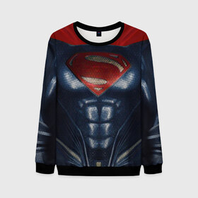 Мужской свитшот 3D+ с принтом Супермен в Санкт-Петербурге, 100% полиэстер с мягким внутренним слоем | круглый вырез горловины, мягкая резинка на манжетах и поясе, свободная посадка по фигуре | Тематика изображения на принте: dc | halloween | superman |  wbillegal | дс | комикс | костюм | костюм супермена | супермен | хэлл