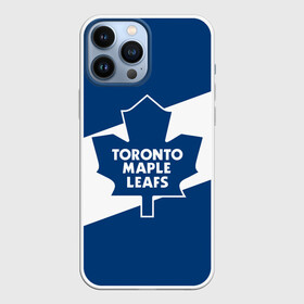 Чехол для iPhone 13 Pro Max с принтом Торонто Мейпл Лифс в Санкт-Петербурге,  |  | Тематика изображения на принте: hockey | maple leafs | nhl | toronto | toronto maple leafs | usa | мейпл лифс | нхл | спорт | сша | торонто | торонто мейпл лифс | хоккей | шайба