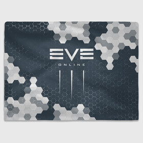 Плед 3D с принтом EVE ONLINE / ИВ ОНЛАЙН в Санкт-Петербурге, 100% полиэстер | закругленные углы, все края обработаны. Ткань не мнется и не растягивается | echo | echoes | eve | game | games | logo | online | space | ев онлайн | ев эхо | еве | ив онлайн | ив эхо | игра | игры | космос | лого | логотип | логотипы | онлайн | символ | символы | эхо | эхос